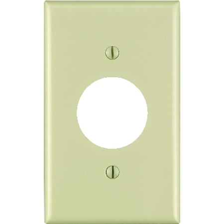 Leviton Faceplate, Number of Gangs: 1 Urea, Ivory 86004-000